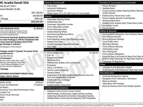 Used 2018 GMC Acadia Denali w/ Technology Package image 2