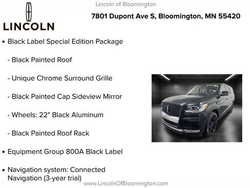 Used 2023 Lincoln Navigator L Black Label AWD/4WD image 5