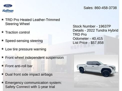 Used 2022 Toyota Tundra TRD Pro AWD/4WD image 15