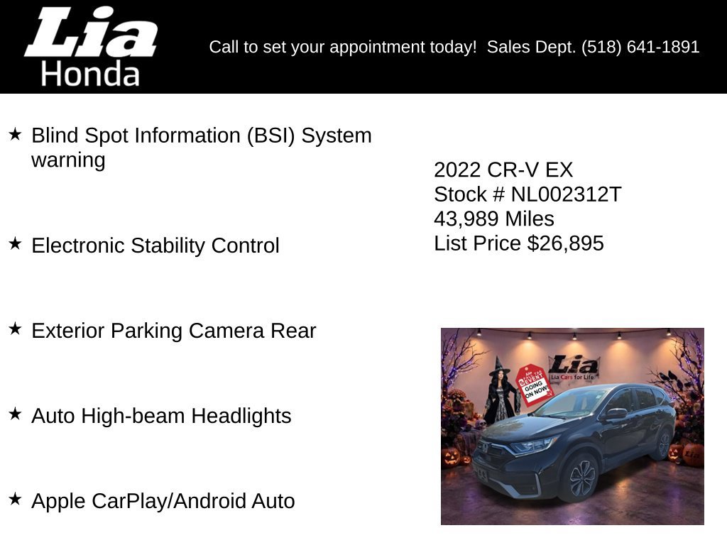 Used 2022 Honda CR-V EX image 6