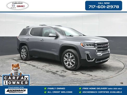 Used 2022 GMC Acadia SLT w/ LPO, Roadside Safety Package AWD/4WD image 1