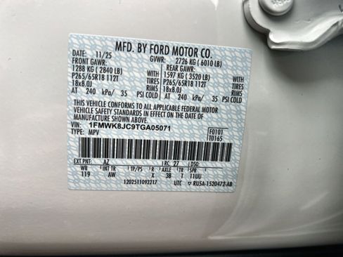 New 2026 Ford Explorer Tremor w/ Tremor Ultimate Package image 30