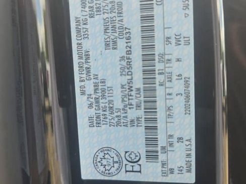 Used 2024 Ford F150 Lariat AWD/4WD image 13