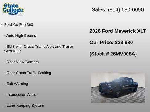 Used 2026 Ford Maverick XLT w/ XLT Luxury Package AWD/4WD image 18