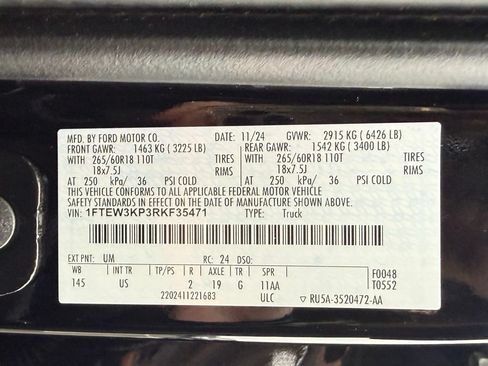Used 2024 Ford F150 XLT w/ Mobile Office Package RWD image 32
