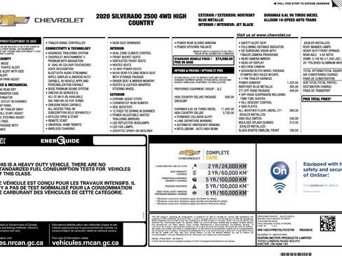 Used 2020 Chevrolet Silverado 2500 High Country w/ Z71 Off-Road Package image 9