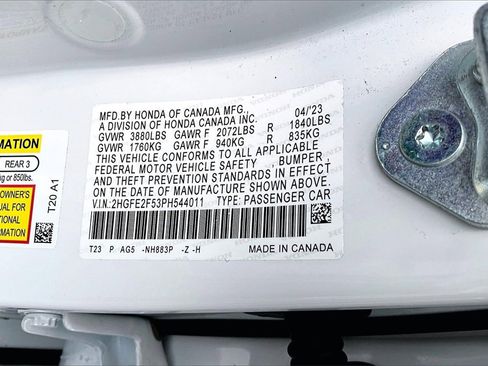 Used 2023 Honda Civic Sport image 18