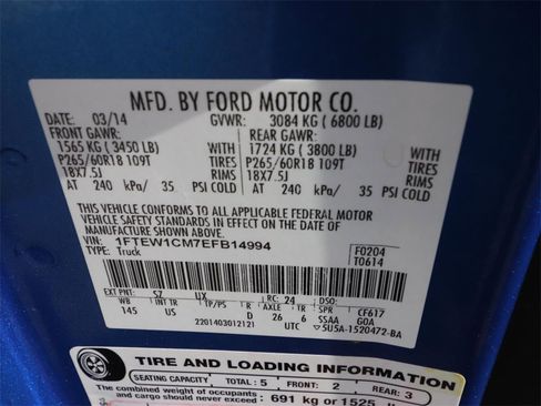 Used 2014 Ford F150 XLT w/ XLT Chrome Package image 20