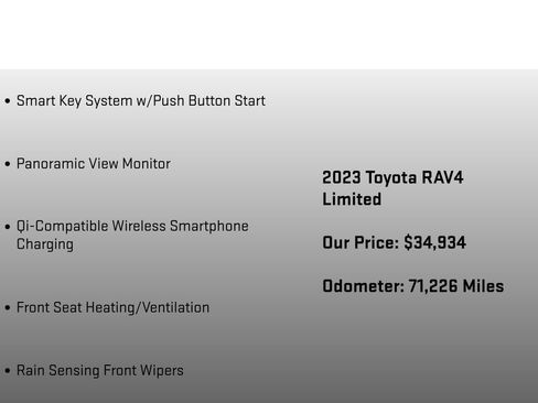 Used 2023 Toyota RAV4 Limited AWD/4WD image 24
