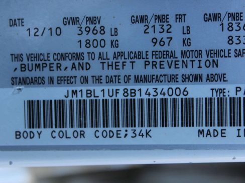 Used 2011 MAZDA MAZDA3 i Sport FWD image 8