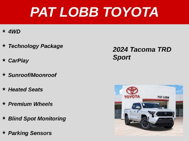 Used 2024 Toyota Tacoma TRD Sport w/ TRD Sport Upgrade Package AWD/4WD image 38
