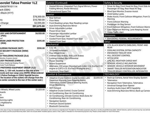 New 2026 Chevrolet Tahoe Premier image 2