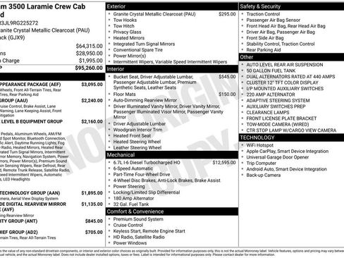 Used 2024 RAM 3500 Laramie w/ Sport Appearance Package AWD/4WD image 31