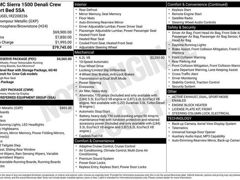 Used 2024 GMC Sierra 1500 Denali w/ Denali Reserve Package AWD/4WD image 37