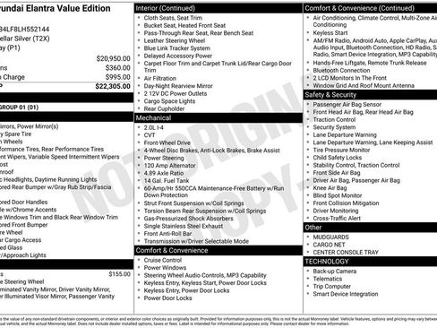 Used 2020 Hyundai Elantra Value Edition FWD image 35