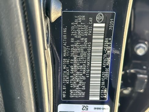 Certified 2022 Toyota Camry SE FWD image 25