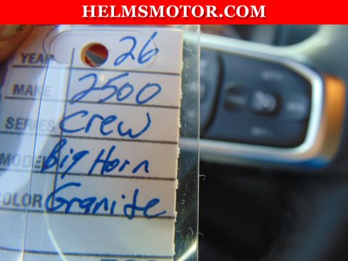 New 2026 RAM 2500 Big Horn AWD/4WD image 50