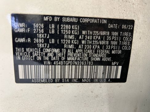 Used 2022 Subaru Outback Touring XT image 18