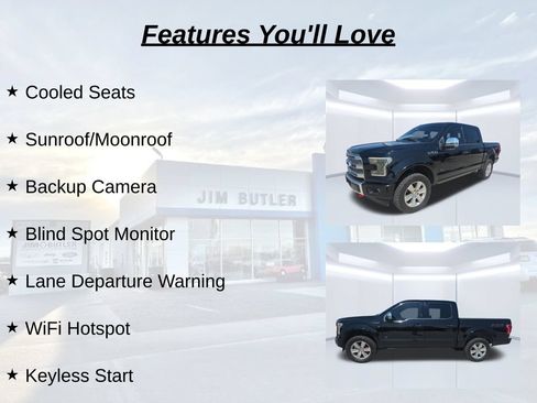 Used 2017 Ford F150 Platinum w/ Equipment Group 701A Luxury AWD/4WD image 14