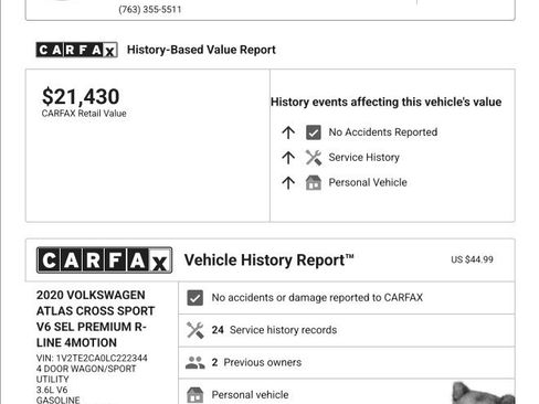 Used 2020 Volkswagen Atlas Cross Sport SEL Premium R-Line image 17