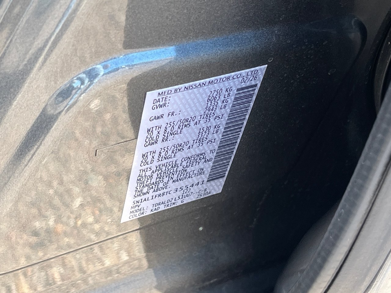 Certified 2026 INFINITI QX60 Luxe w/ Cargo Package FWD image 30