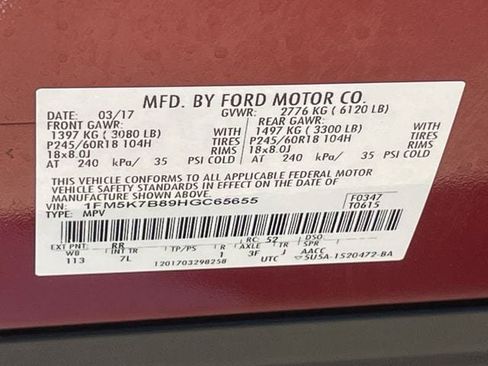Used 2017 Ford Explorer FWD image 27