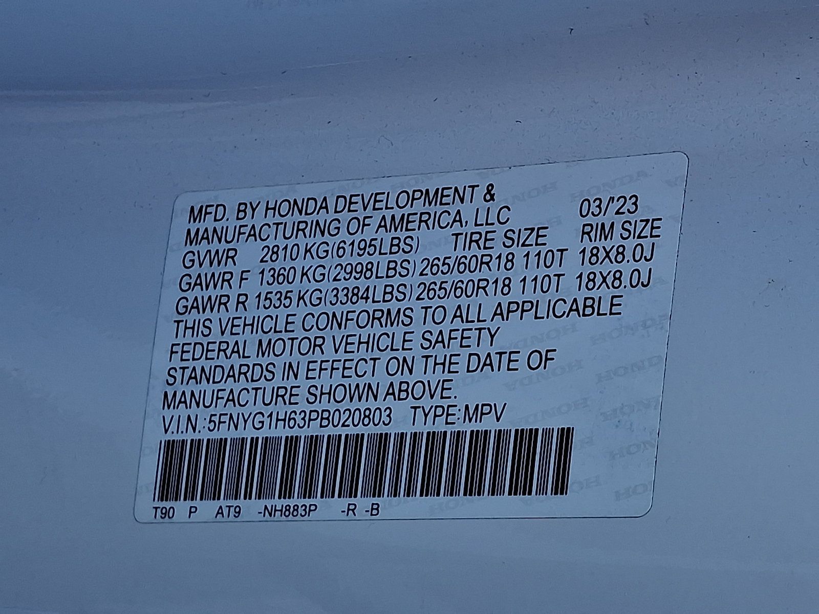 Used 2023 Honda Pilot TrailSport image 27