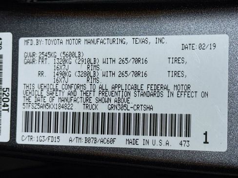 Used 2019 Toyota Tacoma TRD Off-Road AWD/4WD image 23