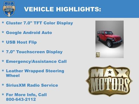 Used 2021 Jeep Wrangler Unlimited Sport AWD/4WD image 23