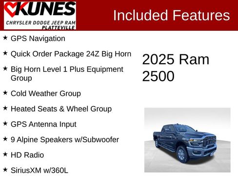 New 2025 RAM 2500 Big Horn image 2