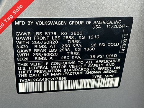 New 2025 Volkswagen Atlas Cross Sport SEL R-Line image 22