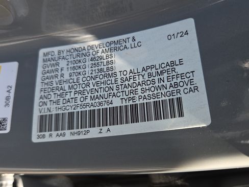 Certified 2024 Honda Accord Sport image 21