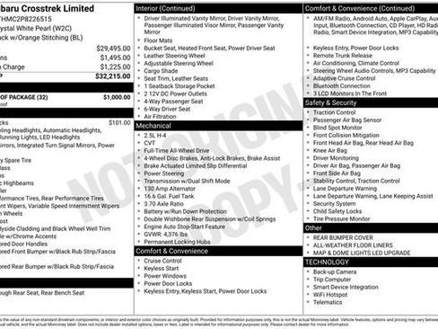 Used 2023 Subaru Crosstrek 2.5i Limited w/ Moonroof Package image 10