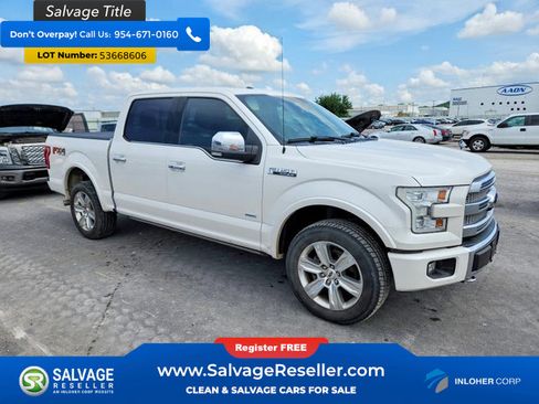 Used 2015 Ford F150 Platinum w/ Equipment Group 701A Luxury AWD/4WD image 5