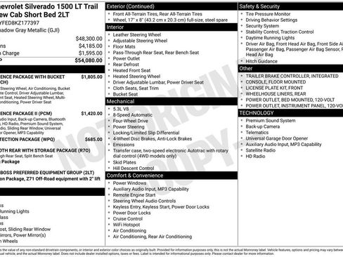 Used 2019 Chevrolet Silverado 1500 LT Trail Boss AWD/4WD image 4