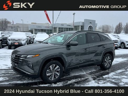 Used 2024 Hyundai Tucson Blue image 1