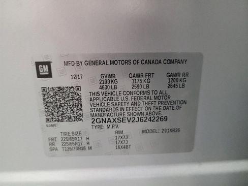 Used 2018 Chevrolet Equinox LT AWD/4WD image 33
