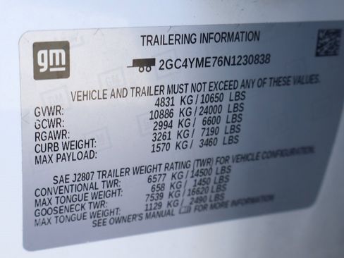 Used 2022 Chevrolet Silverado 2500 Custom w/ Gooseneck/5TH Wheel Package image 53