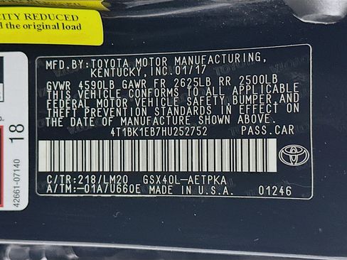 Used 2017 Toyota Avalon Limited FWD image 12