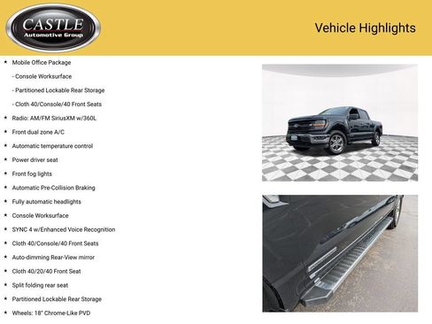 Used 2024 Ford F150 XLT w/ Mobile Office Package AWD/4WD image 4