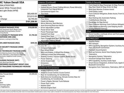 New 2026 GMC Yukon Denali w/ Denali Reserve Package AWD/4WD image 24