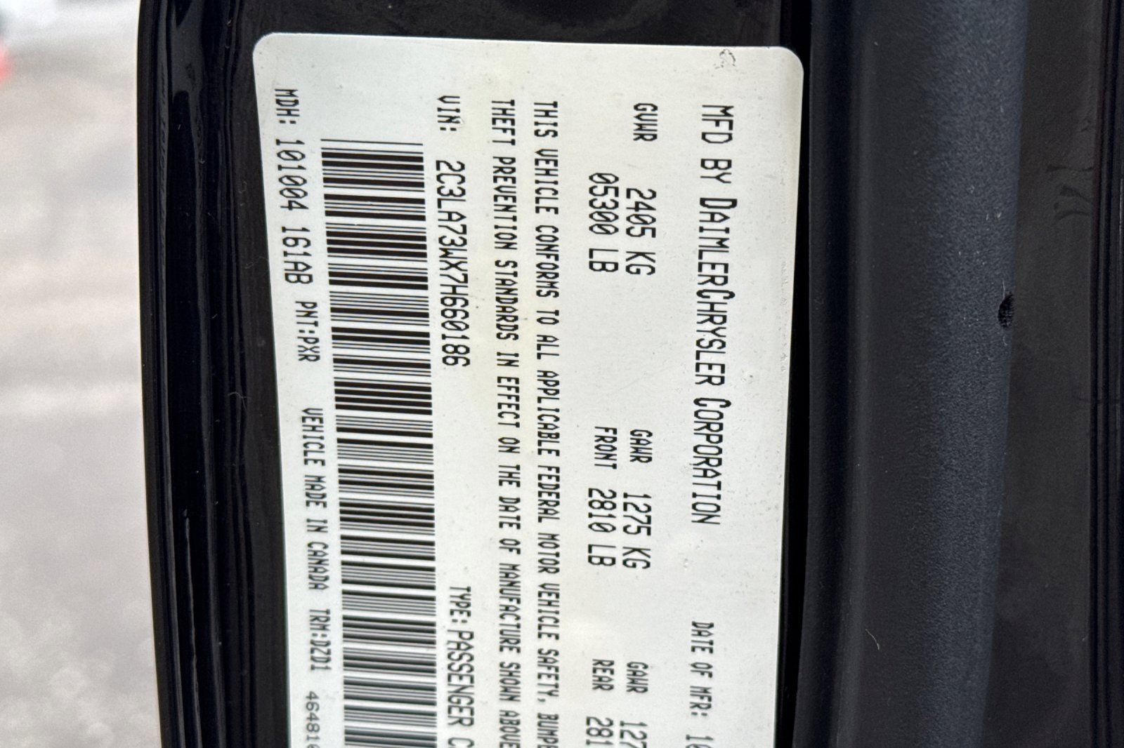 Used 2007 Chrysler 300 SRT8 w/ SRT Option Group II RWD image 30