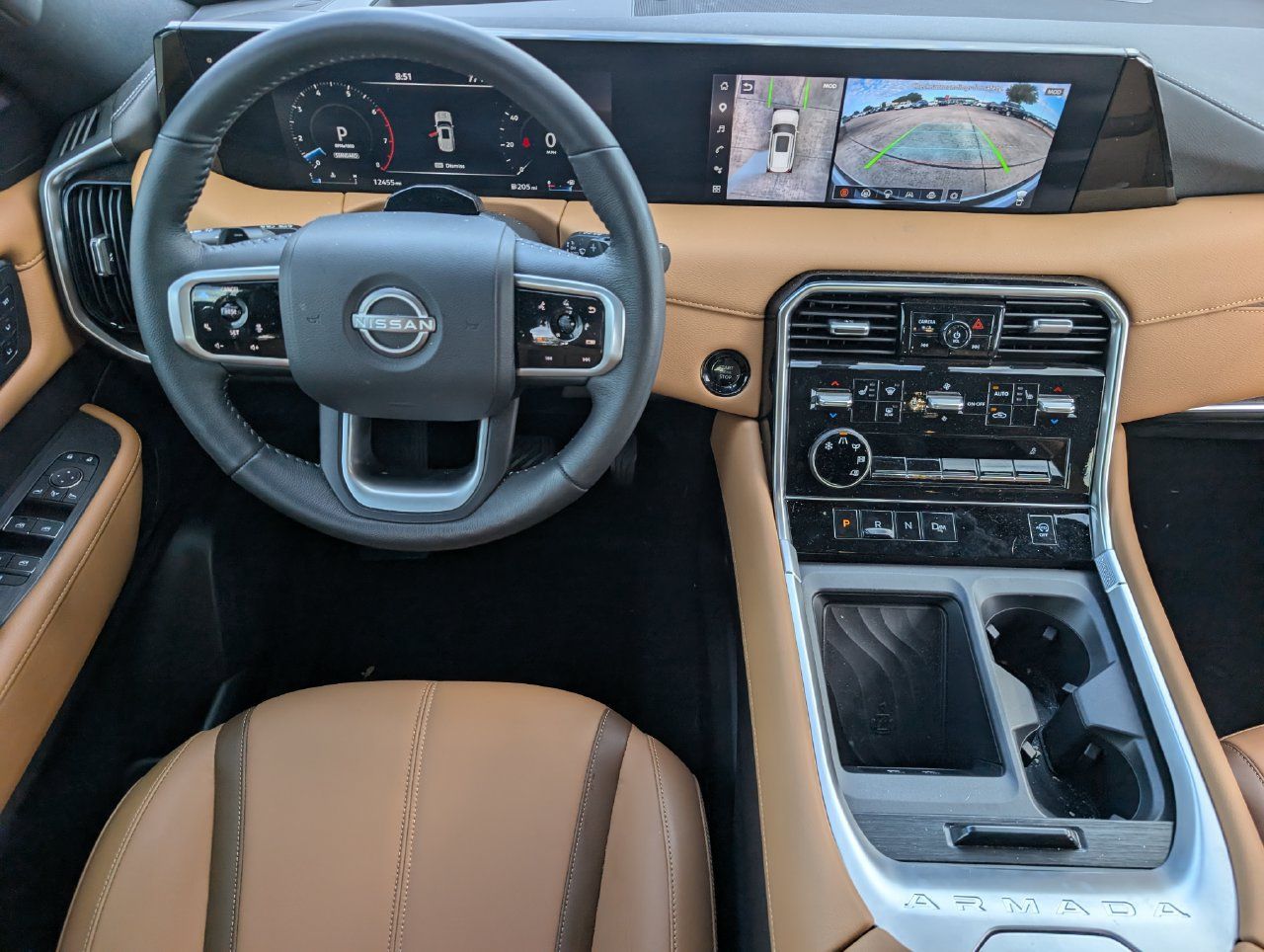 Used 2025 Nissan Armada SL w/ Captain's Chari Seat Package RWD image 10