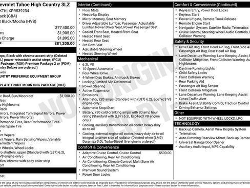 Used 2023 Chevrolet Tahoe High Country AWD/4WD image 46