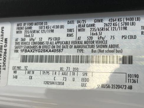 Used 2025 Ford Transit 350 XLT RWD image 26
