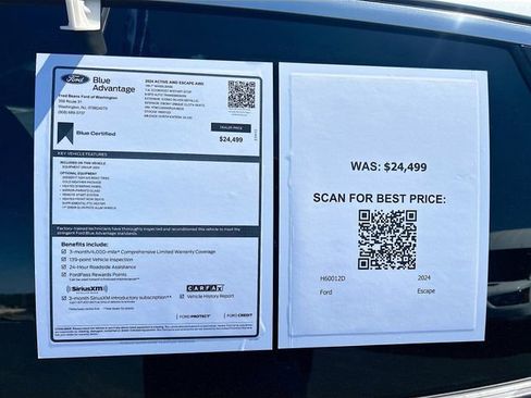 Certified 2024 Ford Escape Active AWD/4WD image 38