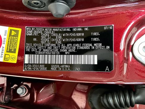Used 2016 Toyota Highlander XLE FWD image 35