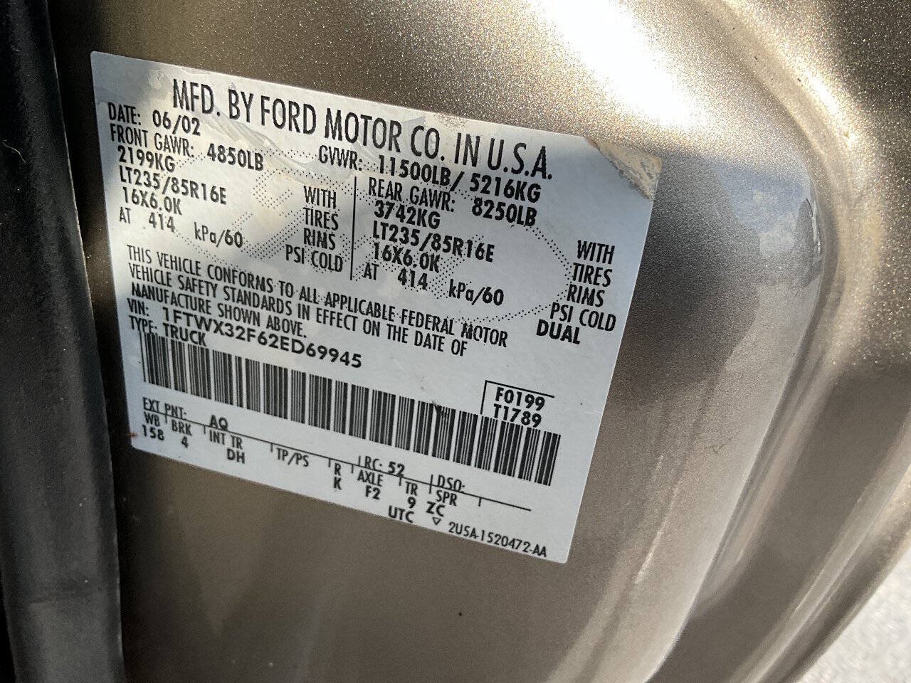 Used 2002 Ford F350 XLT RWD image 20