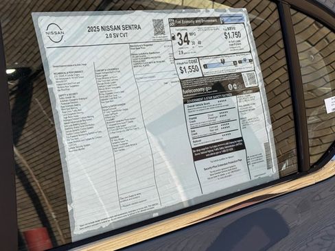 New 2025 Nissan Sentra SV image 24