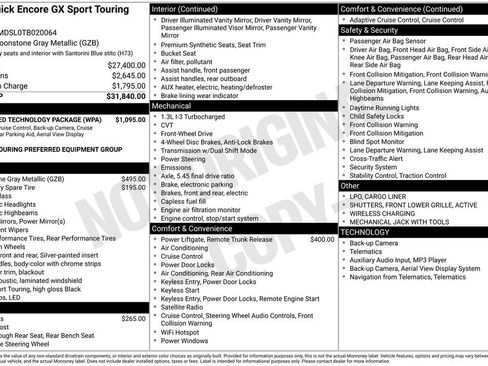 New 2026 Buick Encore GX Sport Touring w/ Advanced Technology Package image 26